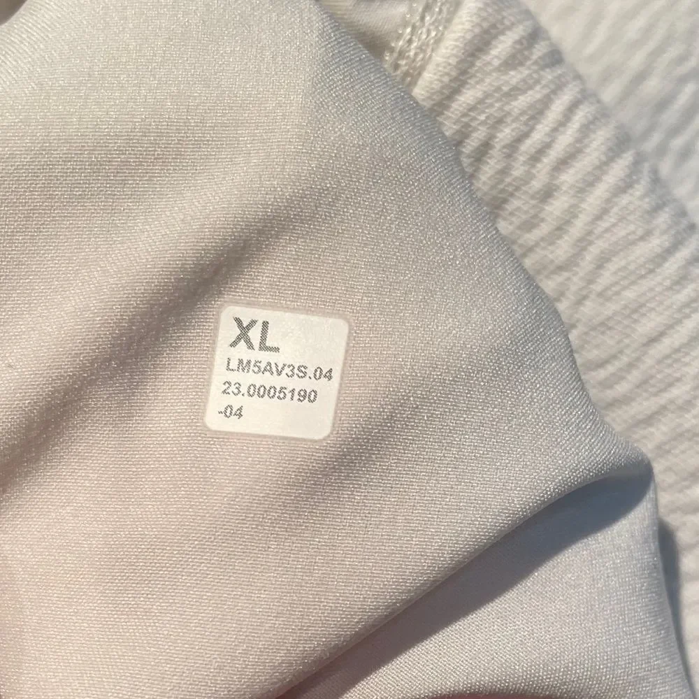 Lululemon Men’s Textured Spacer Classic-Tapered Pant Cream Bone XL